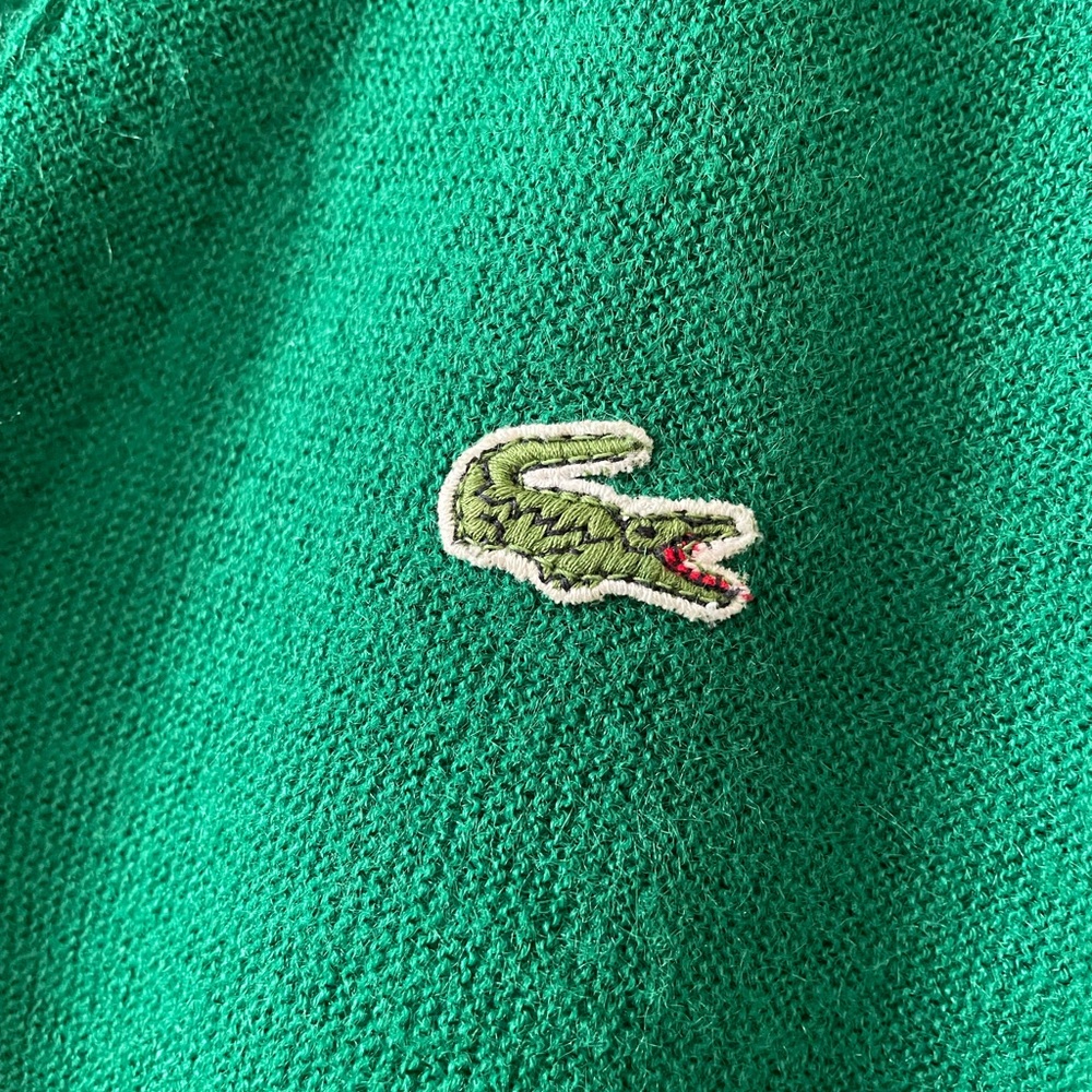 Lacoste IZOD Green Cardigan